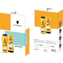 Набір Gliss Oil Nutritive. Hair Shine Шампунь 250 мл + бальзам 200 мл - мініатюра 6