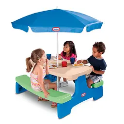 Столик Little Tikes Easy Store Літо, з парасолькою (629952M) - мініатюра 2