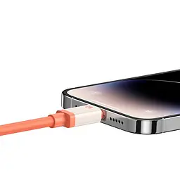Кабель USB to Lightning для iPhone iPad Baseus Data Cable (1m, 2.4A, 480 Mbps). Orange (P10368803731-00) - мініатюра 6
