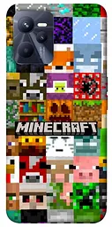 Чохол Demsky Minecraft collage для Realme C35