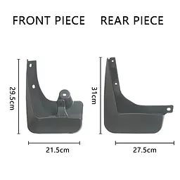 Бризковики для BMW 5 Series F10 / F11 2011-2016 Комплект 4 шт - мініатюра 8