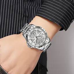 Чоловічий наручний годинник 9337SISI Silver Skmei acs0030893 - мініатюра 3
