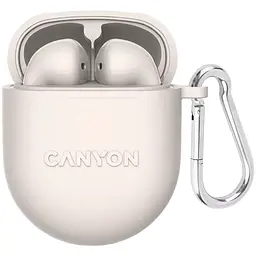Навушники Canyon TWS-6 Beige (CNS-TWS6BE) - мініатюра 1