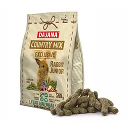 Корм для декоративних кролів Dajana Country Mix EXCLUSIVE Junior 500 г