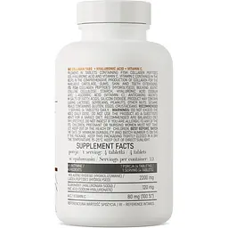Для суглобів та зв'язок OstroVit Marine Collagen + Hyaluronic Acid + Vitamin C 90 таблеток - мініатюра 3