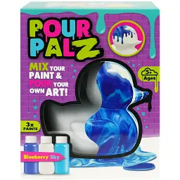 Набір для творчості ToyMonster Pour Palz Флюїд Арт Каченя Чорничне небо (GS-G26261A)