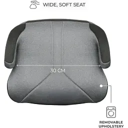 Автокрісло-бустер Kinderkraft i-Boost 2 Grey (KCIBOO02GRY0000) - мініатюра 2