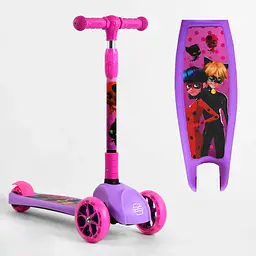 Самокат Best Scooter 13х30х58-71.5 см Бузковий 000231655 - мініатюра 2