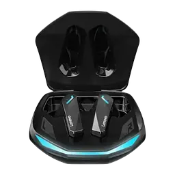 Бездротові спортивні вакуумні навушники Lenovo Thinkplus GM2 Pro TWS, Bluetooth у кейсі Чорні