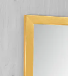Дзеркало Zerix Fonte MRZ09-60x85-Reverse Gold прямокутне в золотій рамі ZX6211 - мініатюра 5