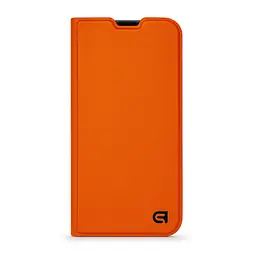 Чехол-книжка для Apple iPhone 17 Pro, OneFold Case, оранжевый, из экокожи (PU) и TPU, с магнитом, с подставкой и отделением для карт, трансформируется в подставку, противоударный, защита всего корпуса, ArmorStandart (ARM88739)