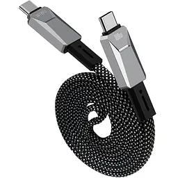Дата кабель WIWU C078 Type-C to Type-C 100W 1 м Silver - мініатюра 2