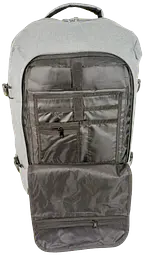 Рюкзак дорожній великий Live in style 40 л 54x35x20 см кишеня для ноутбука відділення для одягу трансформер хакі - мініатюра 6