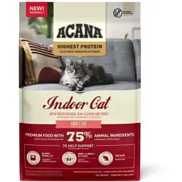 Сухий корм для кішок Acana Highest Protein Indoor 4.5 кг (0064992723989)