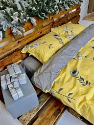 Комплект постільної білизни з компаньйоном TAG Tekstil R-T9228 Двоспальний - мініатюра 2