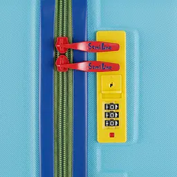 Валіза середня Semi Line T5844-2 ABS-пластик 24 дюйми 63 л Блакитний - мініатюра 9