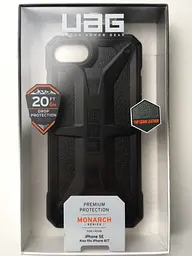Чохол протиударний оригінальний UAG Monarch Original 114003114040 для iPhone 7/8/SE 2020 2 Gen (4.7") Black - мініатюра 3