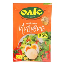 Майонез Оліс Чудовий 50%, 170 г (692178) - мініатюра 2