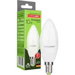 Світлодіодна лампа Eurolamp LED ECO "P" 10W E14 4000K (LED-CL-10144(P)