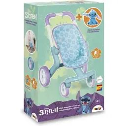 Коляска для ляльок Smoby Стіч. Прогулянка, з поворотними колесами та м'якою іграшкою (7600251225) - мініатюра 2