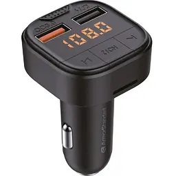FM модулятор Armorstandart ASF1 18W QC3.0 2xUSB black (ARM82826)