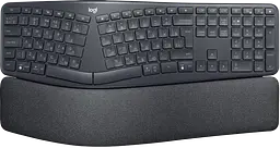 Клавіатура бездротова Logitech Ergo K860 UA Black (920-010108) - мініатюра 2