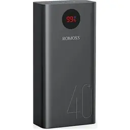 АКБ зовнішній портативний Romoss PEA40 40000mAh 18W (PEA40-112-2A45) чорний - мініатюра 3