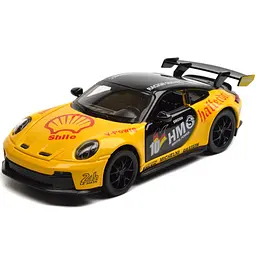 Колекційна металева модель автомобіля АвтоЕксперт Porsche 911 GT3 RS з інерцією, світлом та звуком 1:32 - мініатюра 2