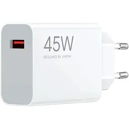 Зарядний пристрій Xiaomi Turbo Charg 45W White BHR07SLEU