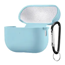 Чохол Silicone Case 2,5mm with microfiber for AirPods Pro 2 Glacier Blue