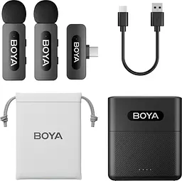 Мікрофон Boya BY-V30 Type-C Чорний - мініатюра 2