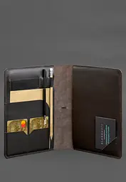 Шкіряний блокнот А5 (софт-бук) 9.4 коричневий - мініатюра 7