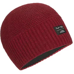Шапка Salewa Sarner 2 WO Beanie 58 Бордовий