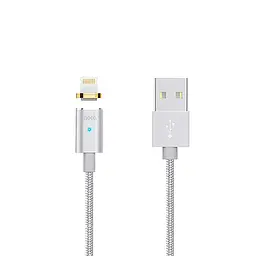 USB Cable Hoco U16 Magnetic Absorption iPhone 6 Silver 1m