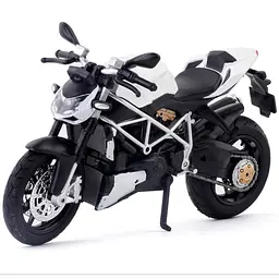 Іграшка мотоцикл Ducati Streetfighter S 1:12 для хлопчиків, світло та звук, реалістична модель
