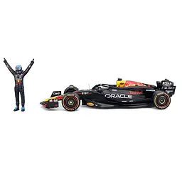Автомодель з фігуркою – ORACLE RED BULL RACING RB20 (2024) (1:24) Bburago 18-28060 (#1) - мініатюра 3