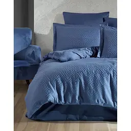 Постільна білизна Tivolyo Home Metis Indigo Жаккард Tivoli Home pbe0051553