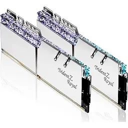 Модуль пам'яті DDR4 G.Skill Trident Z Royal 2x8 GB 3200MHz Silver [F4-3200C16D-16GTRS] [105079] - мініатюра 3