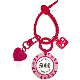 Брелок з фішкою номіналом 5000 Las Vegas 15 см