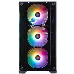 Корпус 1stPlayer X2-M-BK-4F7 Чорний без БЖ - мініатюра 3