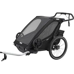 Дитяча коляска Thule Chariot Sport Double (Midnight Black) (TH 10201023) - мініатюра 3