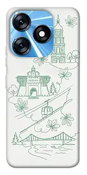 TPU чохол Demsky Heart of Kyiv для TECNO Spark 10 Pro