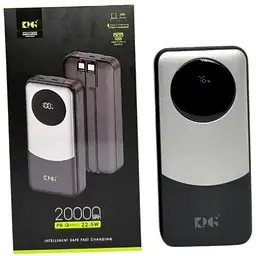 Power Bank King Power KPG-202X 20000mah 22.5W QC3.0 2 in 1 LED black EU