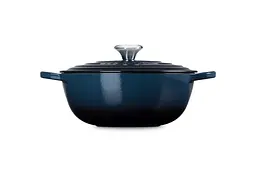 Кастрюля с крышкой Le Creuset Signature Soup Pot Nuit 21114261290475 26 см 4.1 л темно-синяя - миниатюра 3