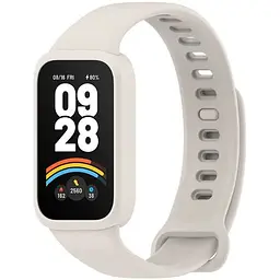 Ремінець-бампер DK для Xiaomi Mi Smart Band 9 Active Sport Band (018850) (ivory) - мініатюра 3