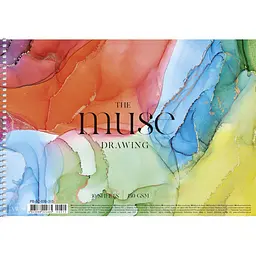 Альбом Muse Drawing на спіралі A4 30 аркушів в асортименті (PB-SC-030-315) - мініатюра 3