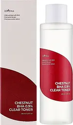 Тонер очищувальний з BHA кислотою і екстрактом каштану 200 мл Isntree Chestnut BHA 0,9% Clear Toner