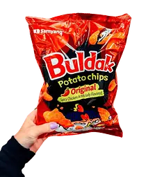 Чіпси Samyang Buldak Potato Chip Original 120г - мініатюра 9