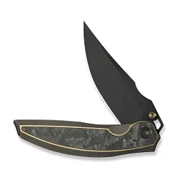 Ніж складаний мисливський Weknife Quinseris, (100,1 см) Bohler M390 / Titanium бронзовий - мініатюра 3
