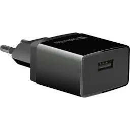 Зарядний пристрій Defender EPA-10 black, 1xUSB, 5V / 2.1A (83572) - мініатюра 2